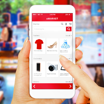 e-commerce sur mobile 