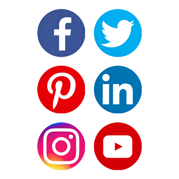 logos facebook twitter linkedin instagram pinterest youtube