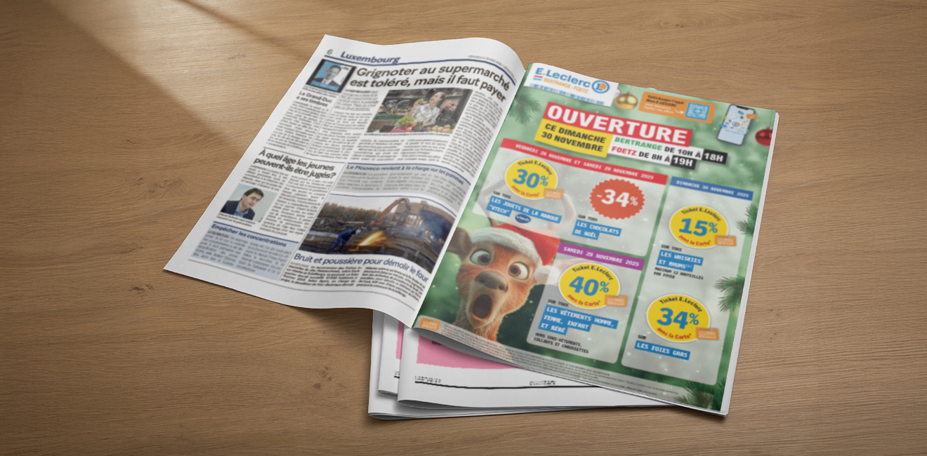 Annonce presse festive 