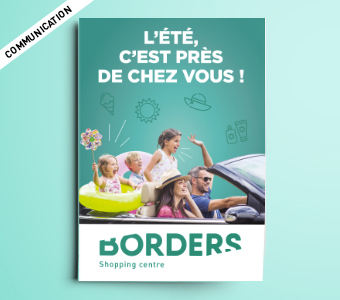 Couverture d'un dépliant.
