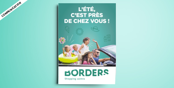 Couverture d'un dépliant. 